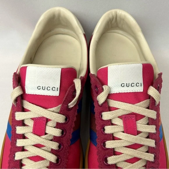 Gucci G74 Pink Low Top Women’s Sneakers Trainers 6 / 36 - Picture 5 of 13